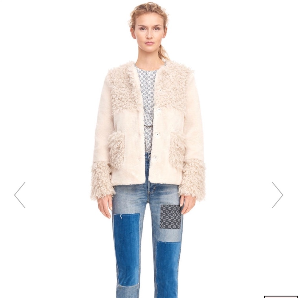 LA VIE MIXED FAUX FUR COAT